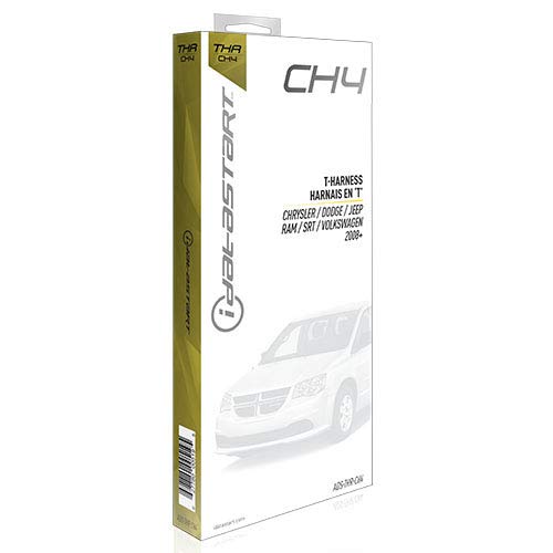 iDatastart ADS-THR-CH4 Remote start T-harness for select 2008-up Chrysler, Dodge, Jeep, Ram, and Volkswagen vehicles (CMHCXA0 module also required) Flashlogic