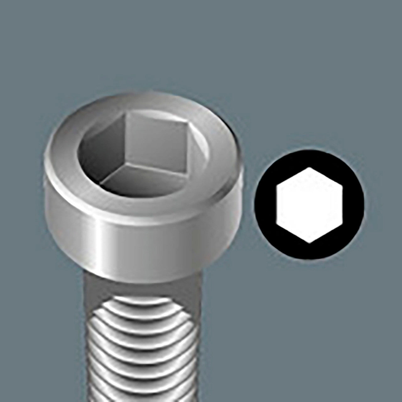 Wera 05073944001 Bits for hex socket screws"Impact 840/4 IMP DC" SB 1 x 4,0x50mm Wera