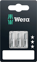 Wera 05073342001 840/1 Z Sets Screwdriver Bits, 3 Pieces Wera