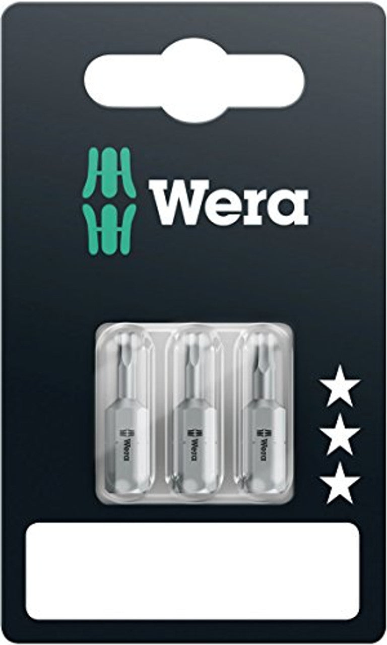 Wera 05073342001 840/1 Z Sets Screwdriver Bits, 3 Pieces Wera