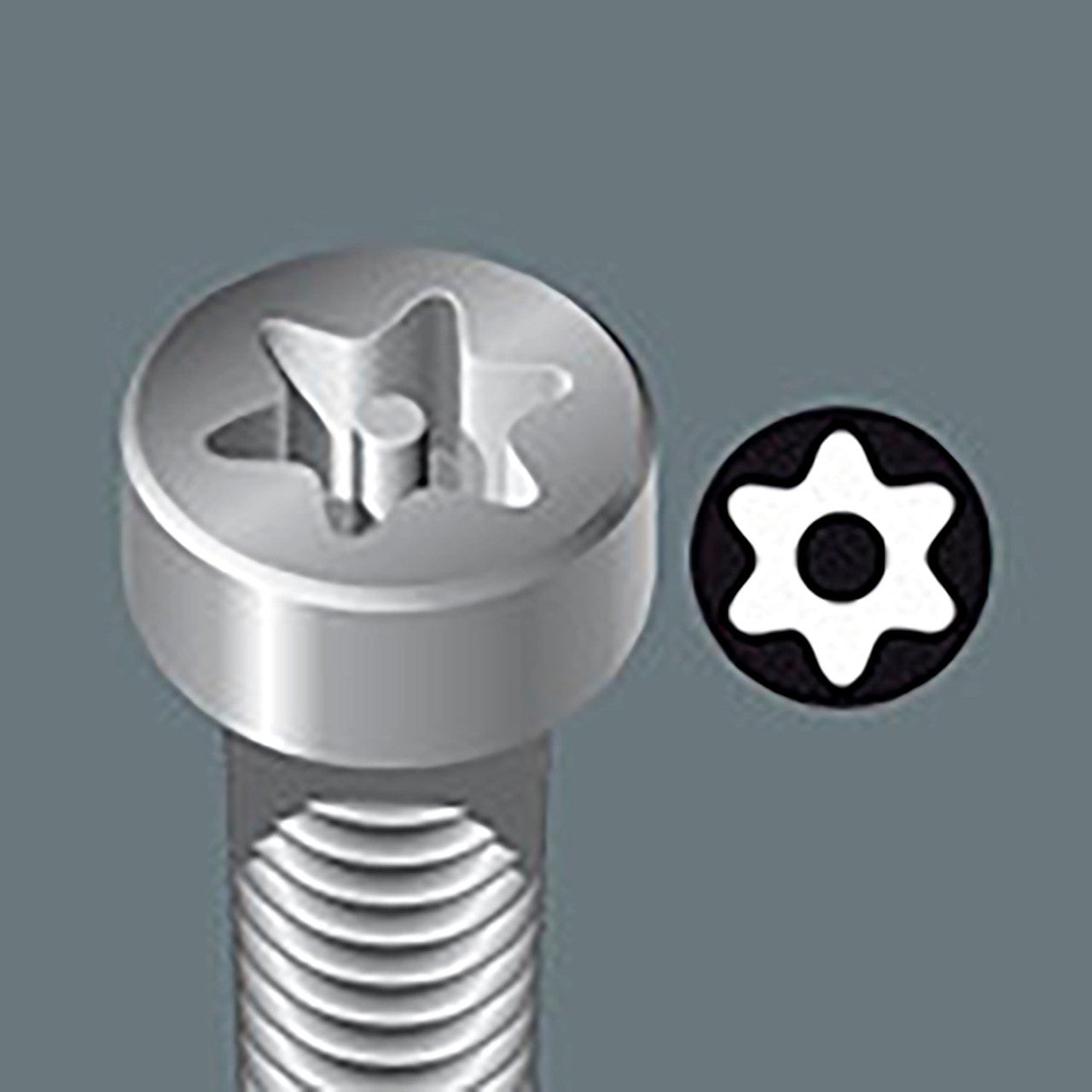 Wera 05138261001 367 TX 15x80mm BO Screwdriver for Tamper-Proof TORX Screws Wera