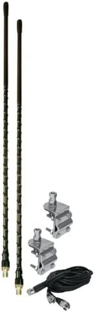 ProComm HSD995-4B - ProComm 4' Dual 3-Way Mirror/Side Mount Antenna Kit (HSD995-4B) ProComm