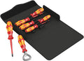 Wera 05136022001 Kraftform 100 is/7 VDE Screwdriver Set, Set #2, 6 Piece Set Wera