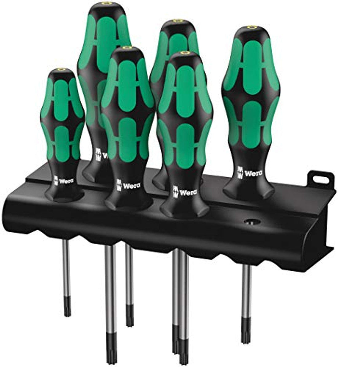 Wera 05138250001 Kraftform Plus 367/6 Torx BO Safety Screwdriver Set and Rack Wera