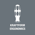 Wera 05105650001 Kraftform Plus 334/6 Screwdriver Set with Rack & Lasertip, 6-Pc Wera