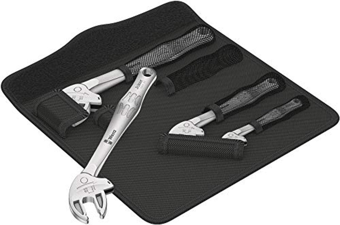 Wera 05020110001 6004 Joker 4 set 1 self-setting spanner set, 4 pieces Wera