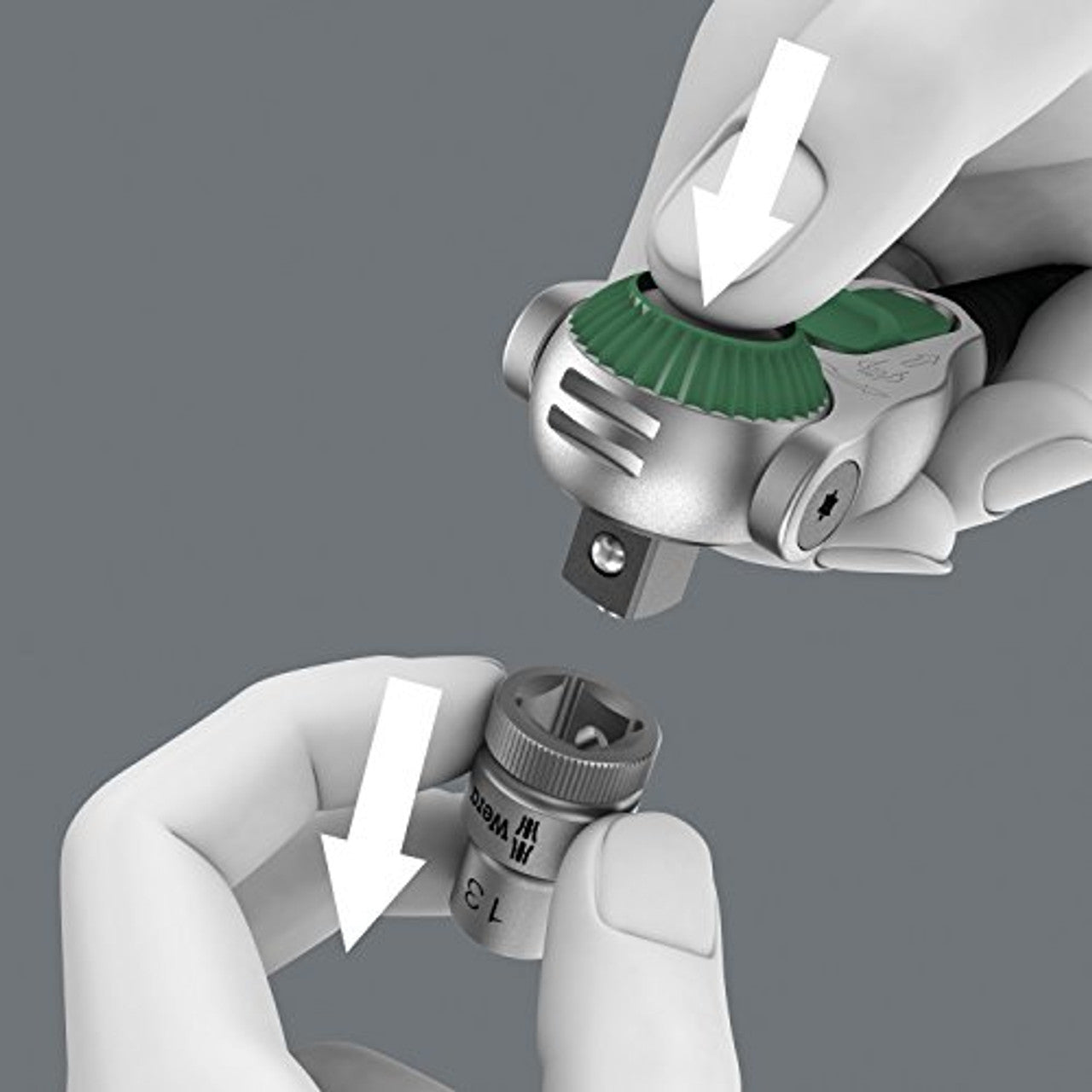 Wera 05003600001 Zyklop 8000 C, 1/2-inch Drive Ratchet Wera