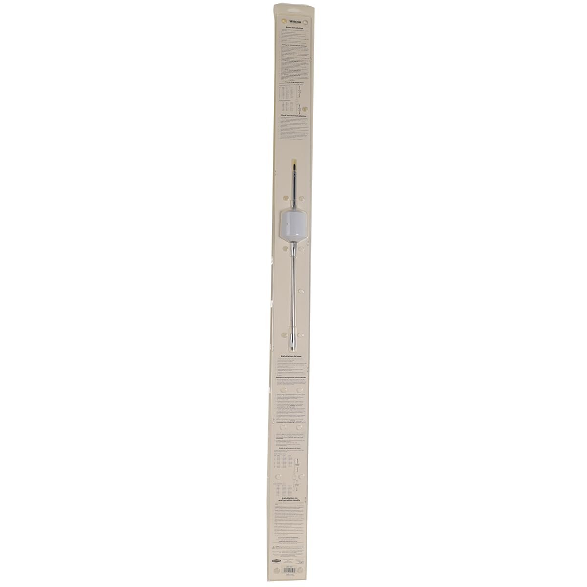 Wilson 305-497 T2000 Series Black Mobile CB Trucker Antenna with 10-Inch Shaft 49-Inch Steel Whip 3500 Watts AM|FM Ready CB Radio Antenna - White Wilson