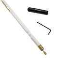 Wilson Antennas 305-485 CB Antenna Silver Load FGT Series 3'Fiberglass Whip Antenna, AM|FM Ready, White Wilson