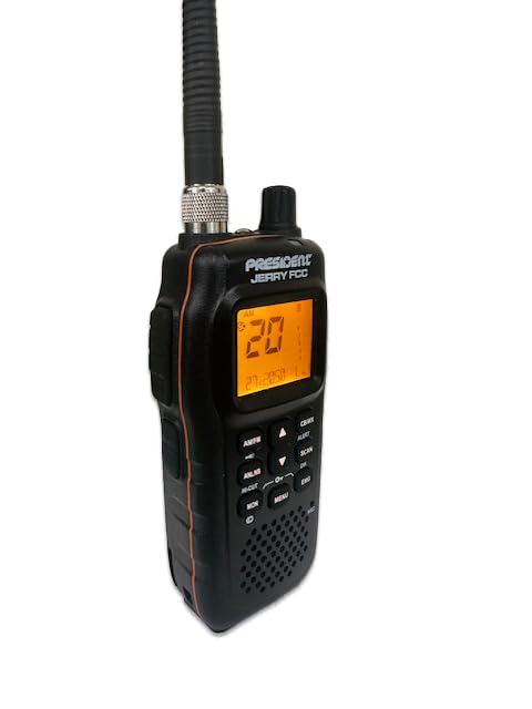 President Jerry FCC AM/FM Portable Radio with Vehicle Charging System - Perfect for THE Road Warrior! President