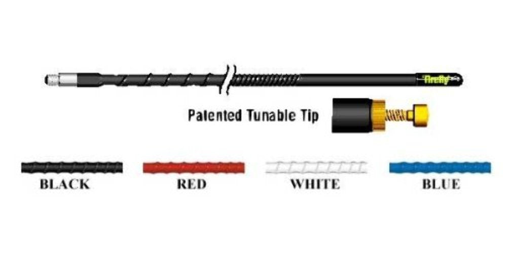 Firestik FL3B 3' (92cm) Fire-Fly- Light Weight Antenna- 5/8 Wave (Black) Firestik
