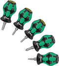 Wera 05008871001 Stubby Set 2 Screwdriver Set, 5 Pieces Wera