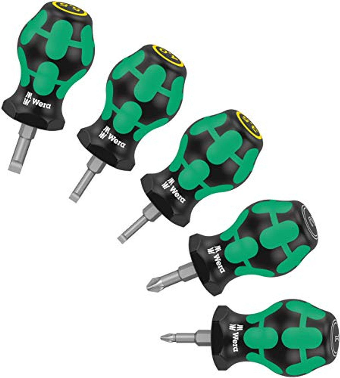 Wera 05008871001 Stubby Set 2 Screwdriver Set, 5 Pieces Wera