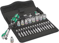 Wera 05004019001 Ratchet Set, 28, 1/4 in, SAE Wera