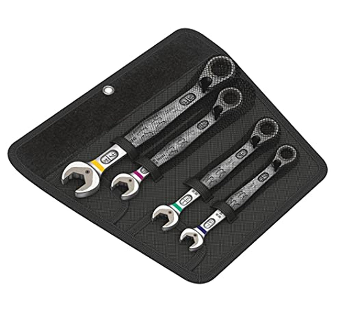 Wera 05020092001 Joker Ratchet Set for Switch Combination Wrench Imperial, 4 Pcs Wera