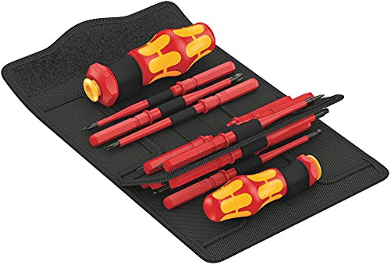 Wera 05057485001 Kraftform Kompakt Turbo i Imperial 1 Screwdriver Bit Set, 16 Pc Wera