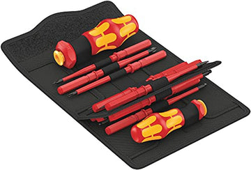 Wera 05057485001 Kraftform Kompakt Turbo i Imperial 1 Screwdriver Bit Set, 16 Pc Wera
