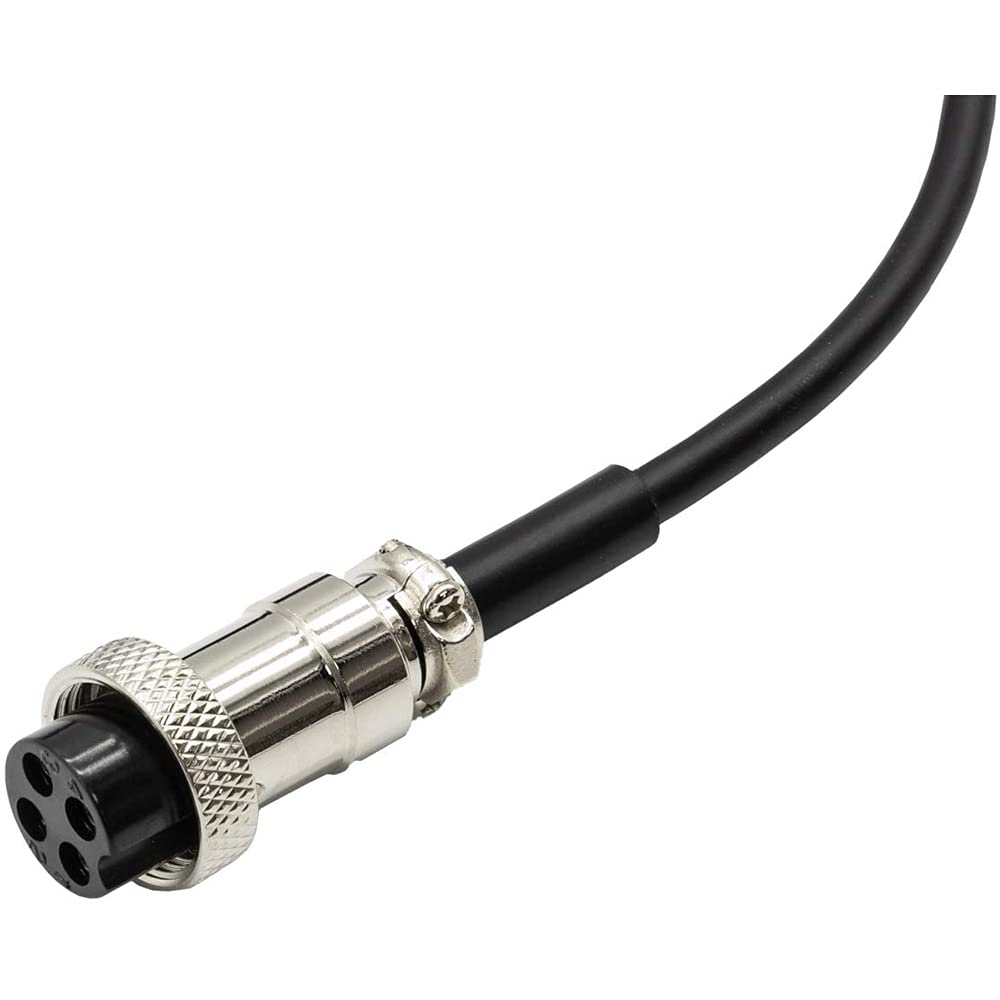 Astatic 636LB1 Dynamic Noise Canceling 4-Pin CB Microphone, Rubberized Black For use with CB Amateur Radio and SSB Communications, Designed for Close Talking Handheld Applications Astatic