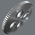 Wera 05004034001 8004 B Zyklop Metal Ratchet with Switch Lever and 3/8