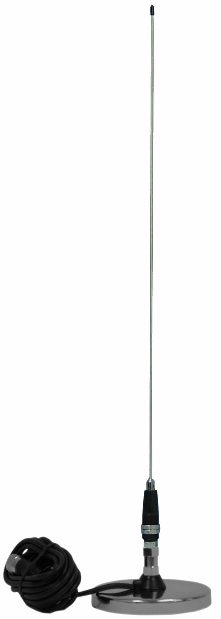 Procomm JBC112-2400 2 ft.Vmt Whip with 3 in. Chrome Magnet 12 ft. Coax Procomm