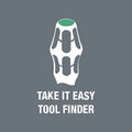 Wera 05105622001 Kraftform Plus Lasertip 335/350/355/6 6-Piece Screwdriver Set Wera
