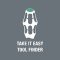 Wera 05105650001 Kraftform Plus 334/6 Screwdriver Set with Rack & Lasertip, 6-Pc Wera