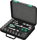 Wera 05003596001 Zyklop 8100 SB 4 3/8-Inch SAE Ratchet Set, 38-Piece Wera