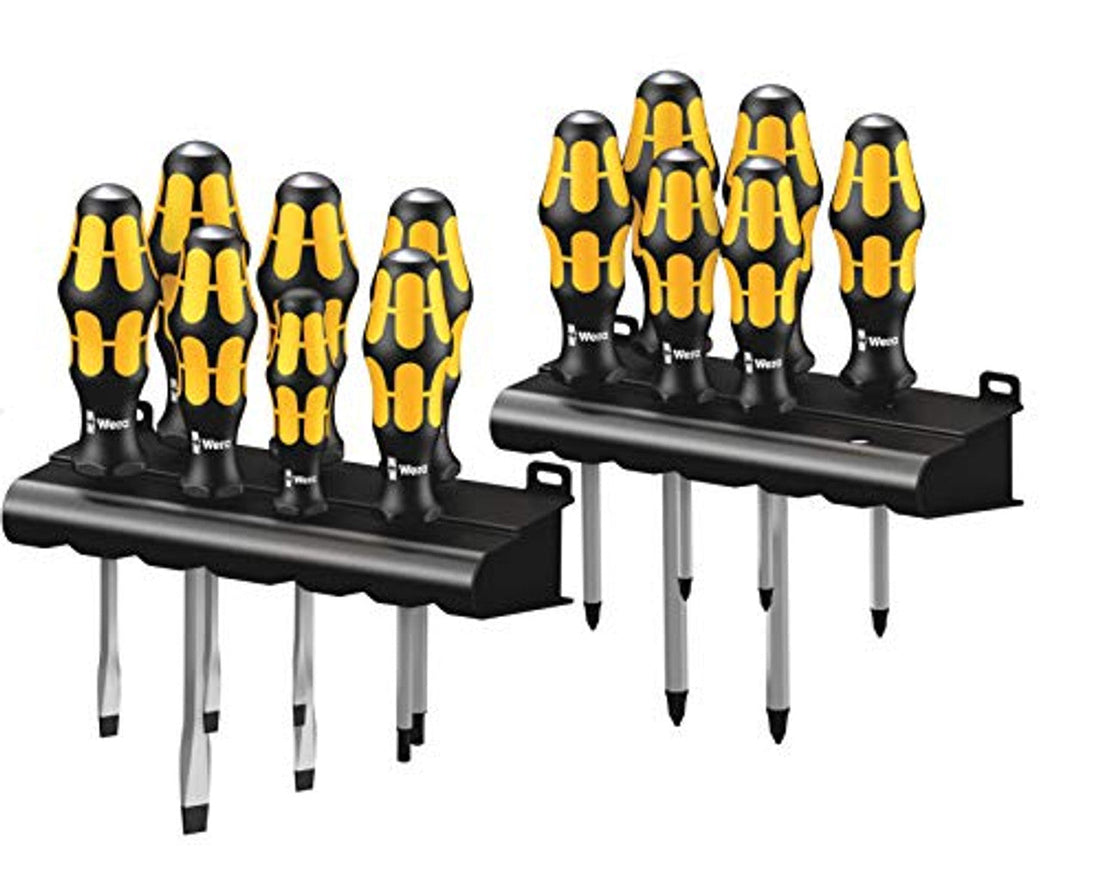 Wera 05133285001 Big Pack 900 Screwdriver Set Kraftform, Chiseldriver and Rack Wera