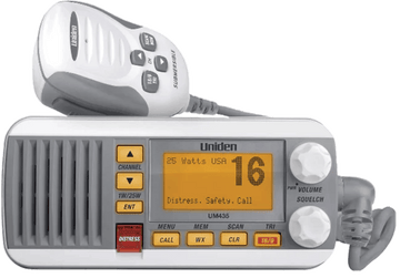 Uniden UM435 VHF Marine Radio with Weather Alert (White) Uniden