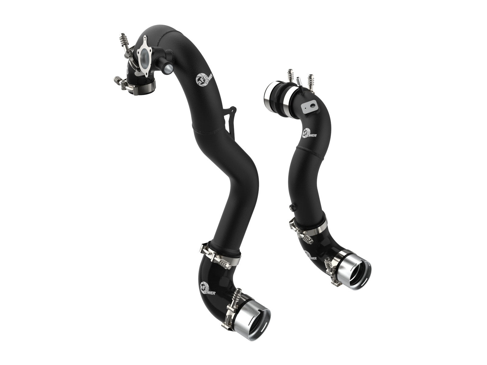aFe Power 46-20574-B BladeRunner Aluminum Hot and Cold Charge Pipe Kit Black (Ford Bronco 21-24 L4-2.3L (t)) Afe Power