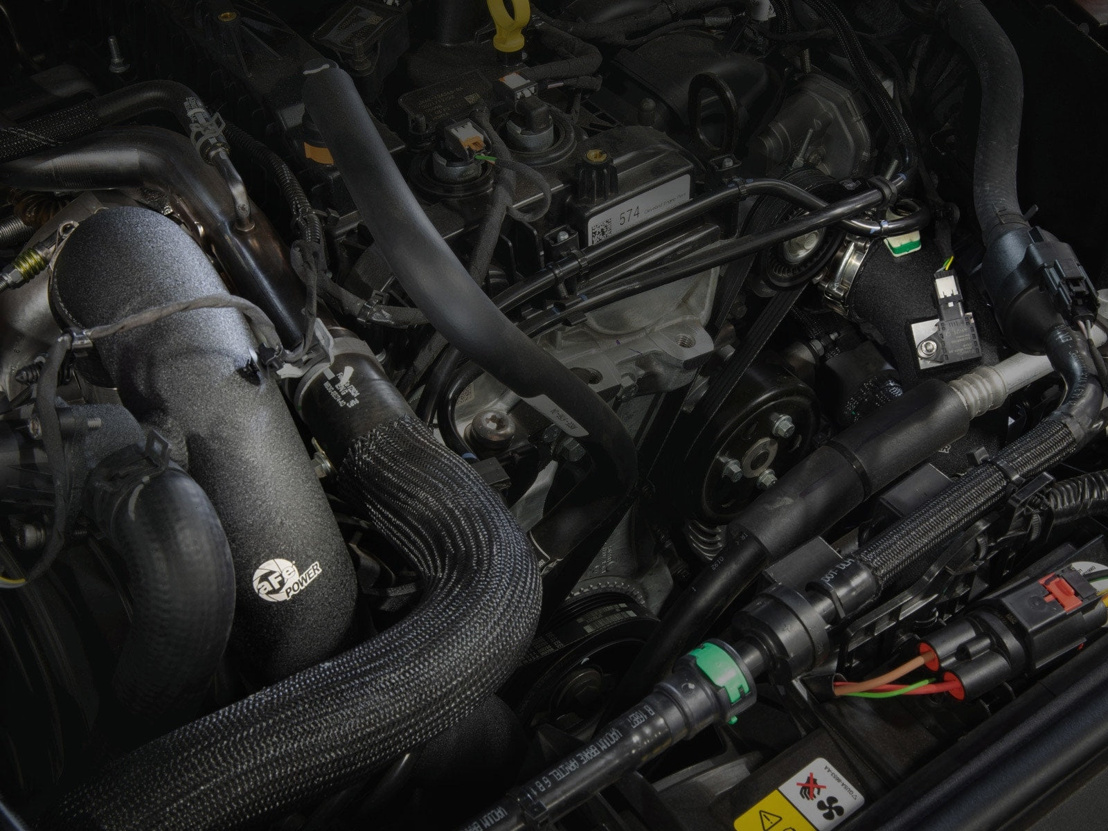 aFe Power 46-20574-B BladeRunner Aluminum Hot and Cold Charge Pipe Kit Black (Ford Bronco 21-24 L4-2.3L (t)) Afe Power