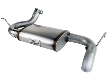 aFe Power 49-46219 MACH Force-Xp 2-1/2" 409 Stainless Steel Axle-Back Exhaust System (Jeep Wrangler (JK) 07-18 V6-3.6/3.8L) Husky Liners