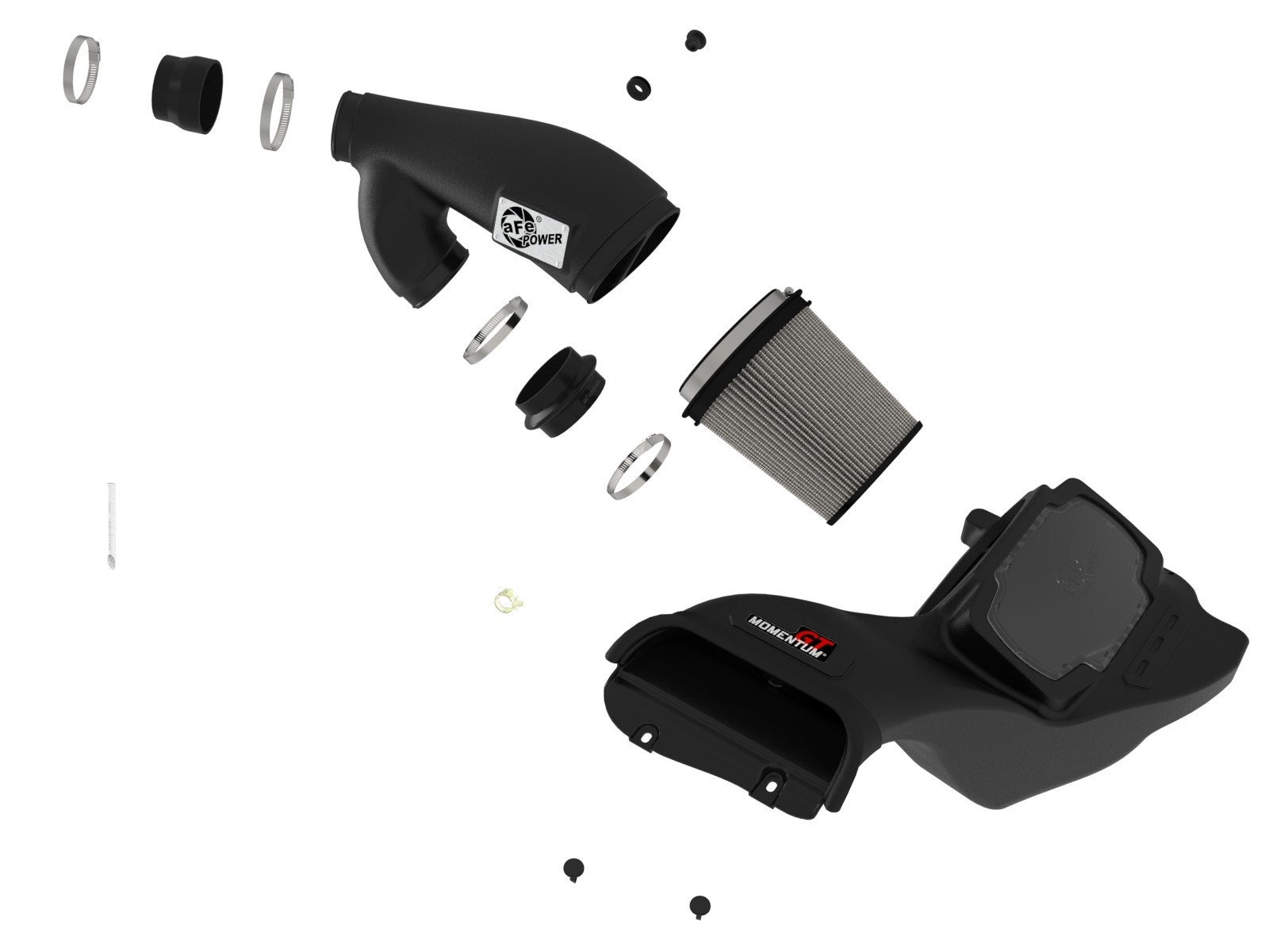 aFe Power 50-70099D Momentum GT Cold Air Intake System w/ Pro DRY S Filter (Ford F-150 21-24 V6-3.5L (tt) PowerBoost) aFe Power