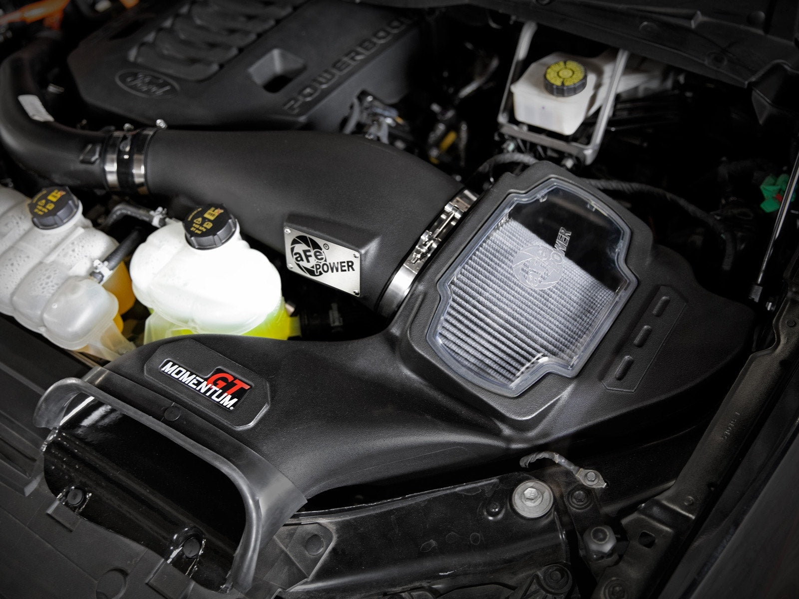 aFe Power 50-70099D Momentum GT Cold Air Intake System w/ Pro DRY S Filter (Ford F-150 21-24 V6-3.5L (tt) PowerBoost) aFe Power