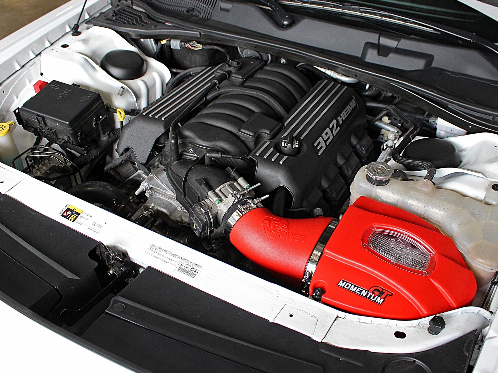aFe Power 51-72203-R Momentum GT Red Edition Cold Air Intake System w/ Pro DRY S Filter (Dodge Challenger/Charger/Chrysler 300 SRT8/SRT 11-23 V8-6.4L HEMI) aFe Power