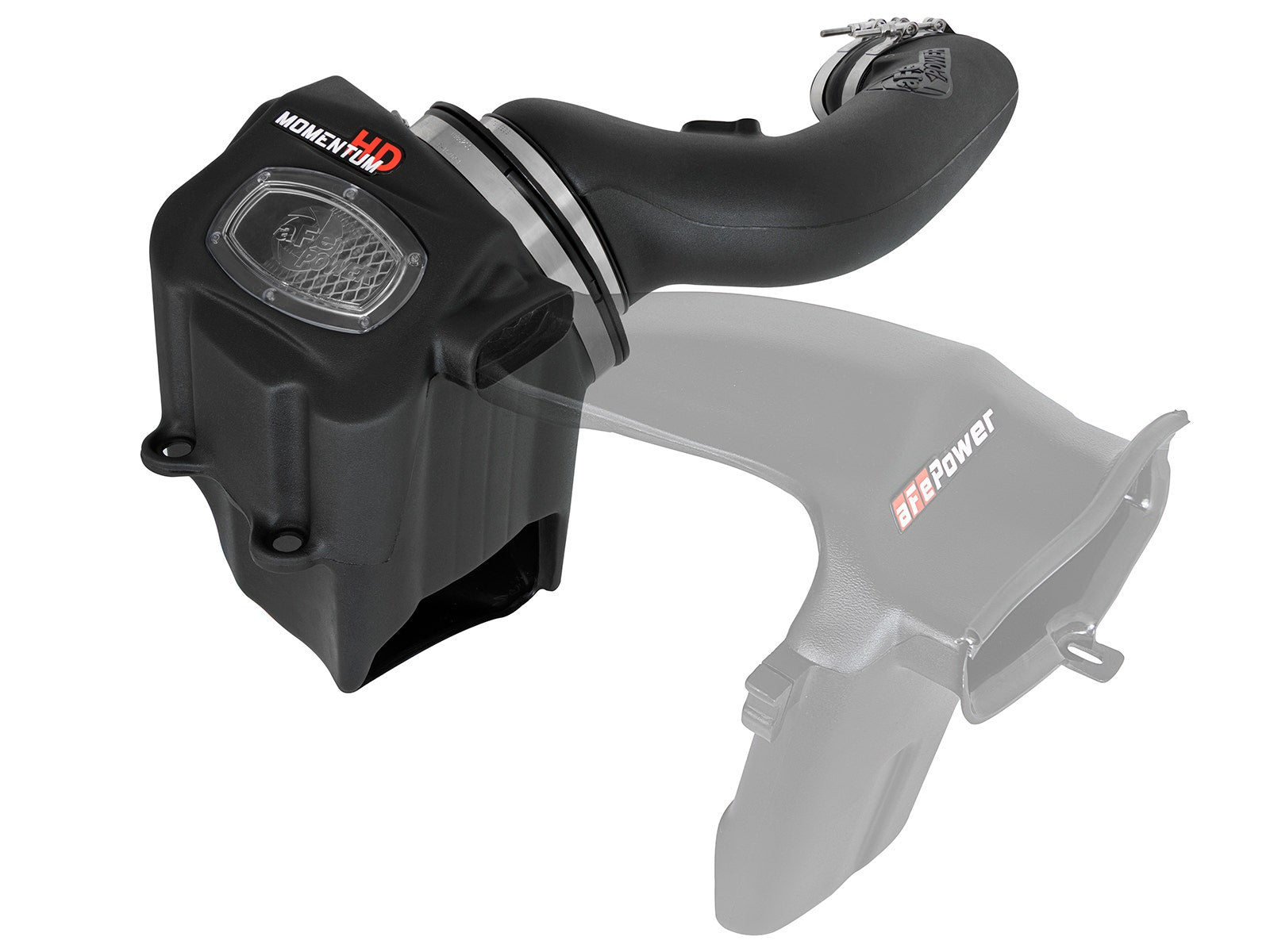 aFe Power 51-73006 Momentum HD Cold Air Intake System w/Pro DRY S Filter Media (Ford Diesel Trucks 17-19 V8-6.7L (td)) Afe Power