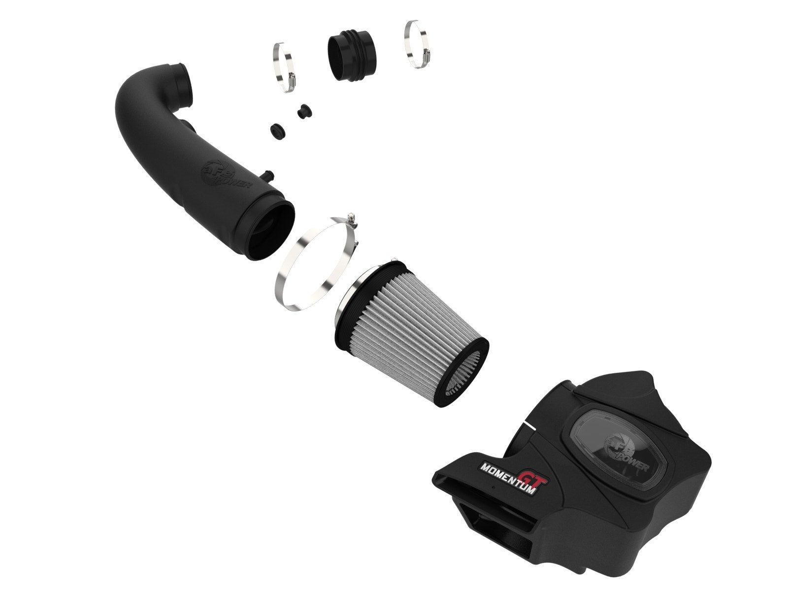 aFe Power 51-76205-1 Momentum GT Cold Air Intake System w/Pro DRY S Filter Media (Jeep Grand Cherokee (WK2) 11-21 V8-5.7L HEMI) American Autowire