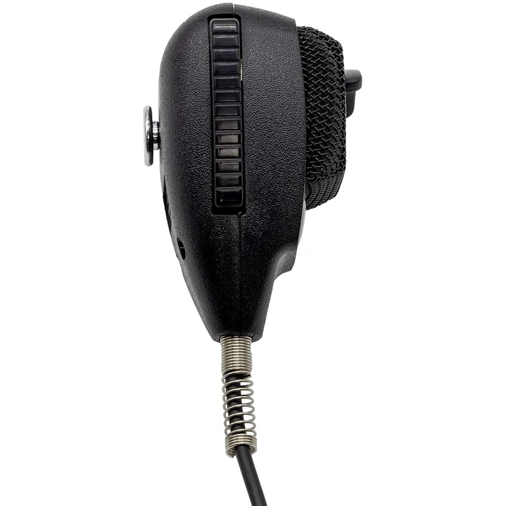 Astatic 636LB1 Dynamic Noise Canceling 4-Pin CB Microphone, Rubberized Black For use with CB Amateur Radio and SSB Communications, Designed for Close Talking Handheld Applications Astatic