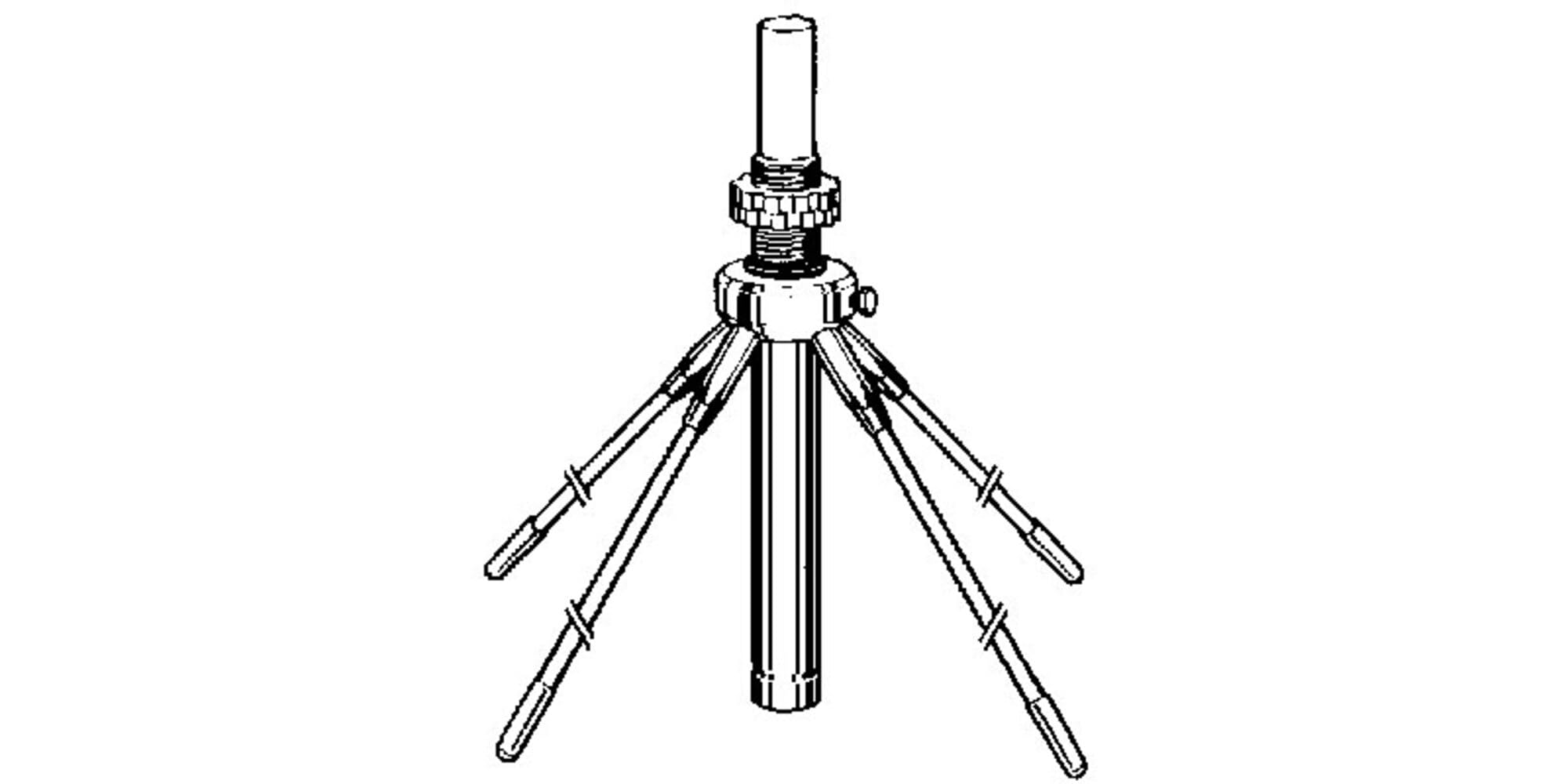 Procomm PAT12GPK Ground Plane Kit For Patriot-Proton Antennas