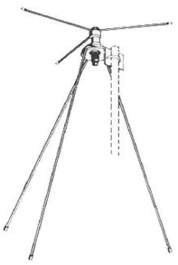 Hustler DCX Scanner Base Station Antenna Hustler
