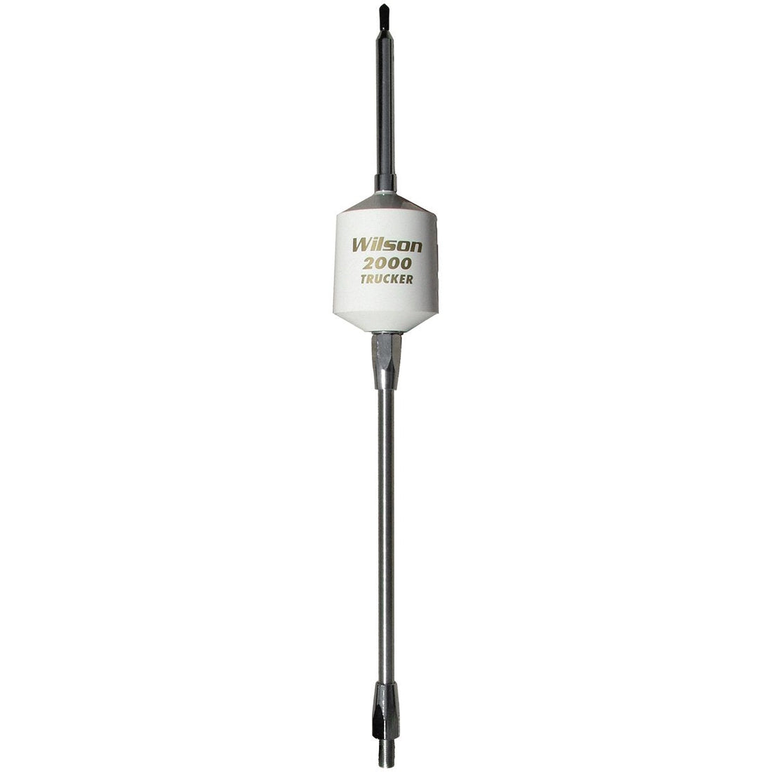 Wilson 305-497 T2000 Series Black Mobile CB Trucker Antenna with 10-Inch Shaft 49-Inch Steel Whip 3500 Watts AM|FM Ready CB Radio Antenna - White Wilson