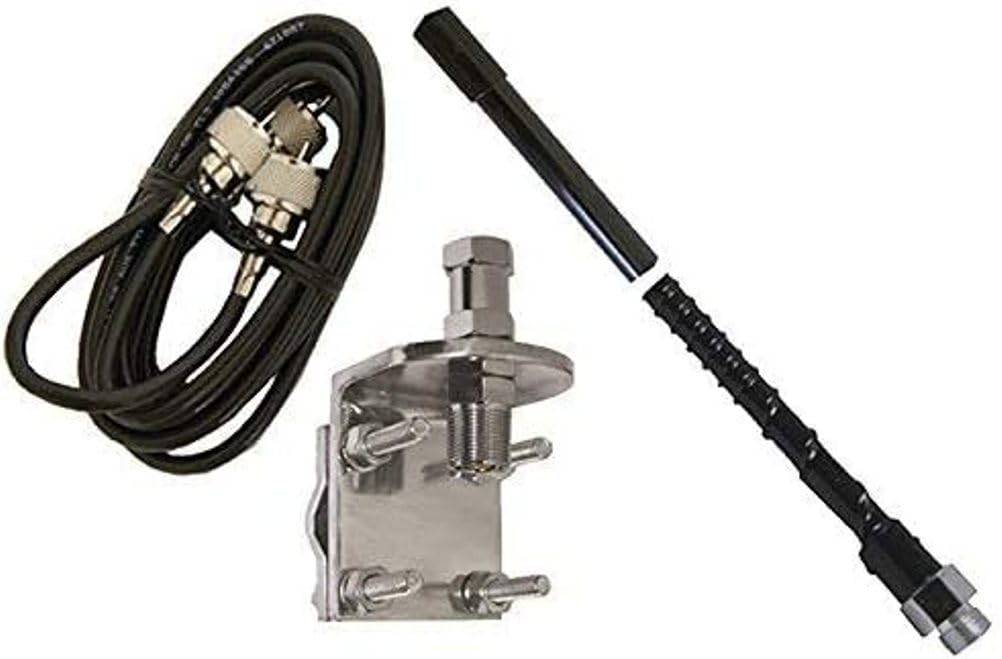 Procomm HSS995-3B 3' Fiberglass Antenna Kit w/ 3 Way Mount & 12' Coax ProComm