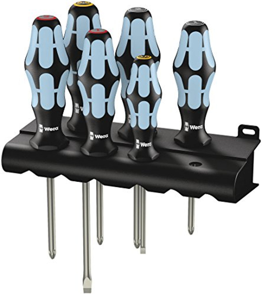 Wera 05032063001 Kraftform Stainless 3334/3350/3355/ Screwdrivet Set w/Rack Wera