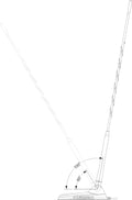 President New Virginia - Magnetic Mount CB Radio Antenna with Adjustable Angled Whip, Easy to Install President