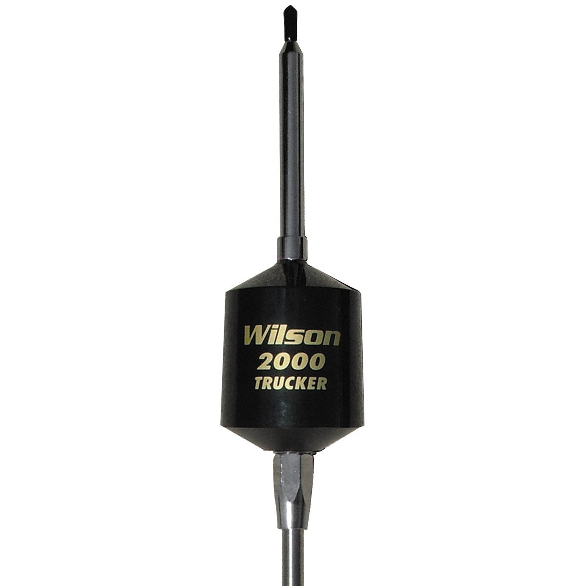 Wilson Antennas 305-495 T2000 Series 3500 Watt Trucker Antenna Mobile CB Replacement Antenna Steel Whip, AM-FM Ready, Black Wilson