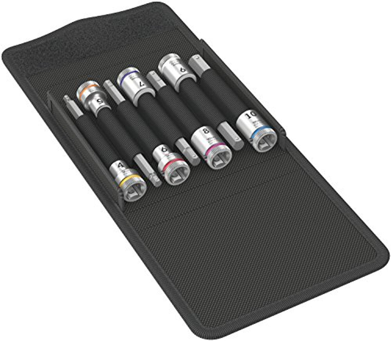 Wera 05003180001 8740 B HF 1 Zyklop bit Socket Set with Holding Function - 3/8 Wera