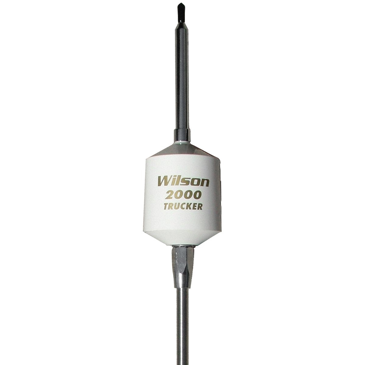 Wilson 305-497 T2000 Series Black Mobile CB Trucker Antenna with 10-Inch Shaft 49-Inch Steel Whip 3500 Watts AM|FM Ready CB Radio Antenna - White Wilson