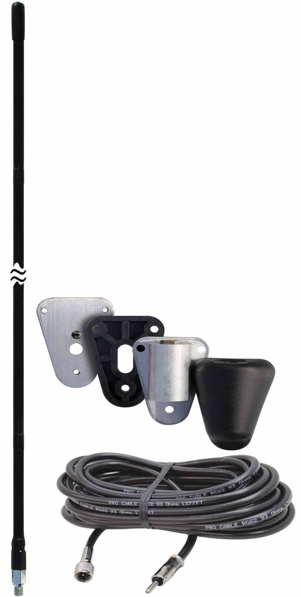 Procomm Freight Liner Cascadia Rear CAB Mount AM/FM Antenna KIT Procomm