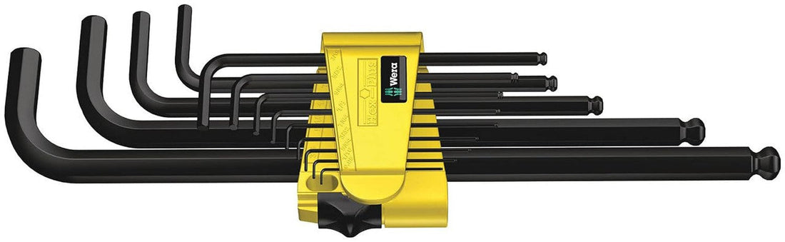 Wera 950/13 Hex-Plus Imperial 1 L-Key Set, Imperial, Blacklaser (5021728001) Wera