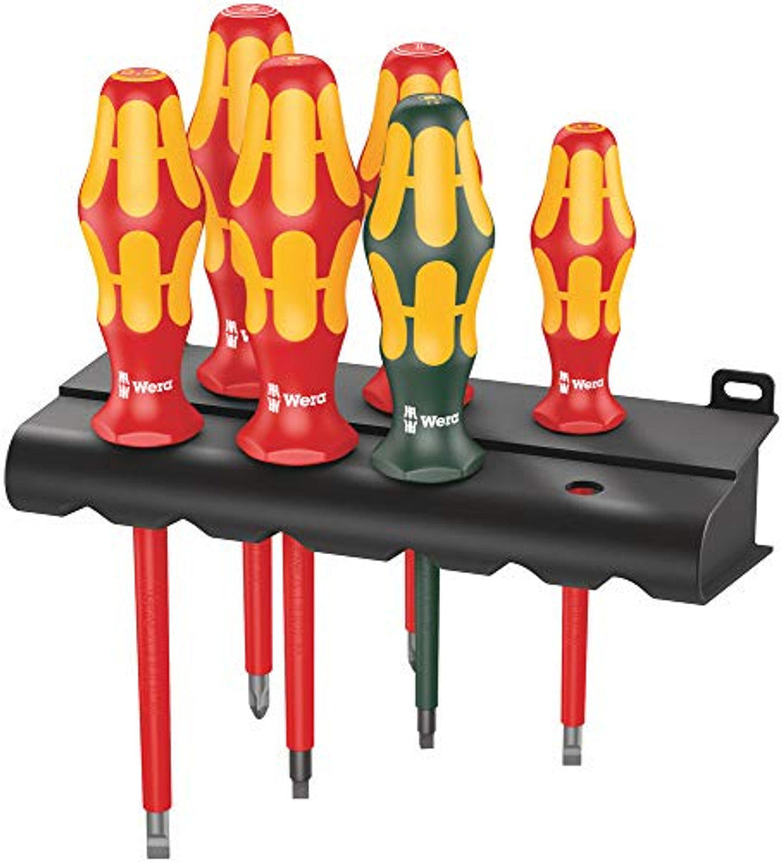 Wera 05347777001 Plus 160i/168i/6 Insulated Professional Screwdriver Set 6-Piece Wera